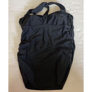 Athleta Tankini‎ Swimsuit Top Womens 36 B/C Underwire Lined Bra Cup Ruched Sides
